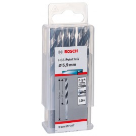 BOSCH Wiertło spiralne HSS PointTeQ 5,9 mm 2608577227