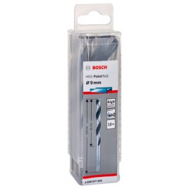 BOSCH HSS PointTeQ Wiertło do metalu walcowe 9,0 x 81 mm 10szt. 2608577258