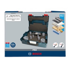 BOSCH PRO Multi Material PC Plus Hole Saw Set, 11 pcs 2608594432