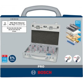 BOSCH Zestaw pił otwornic PRO Multi Material PC Plus, 14 szt. 2608594434