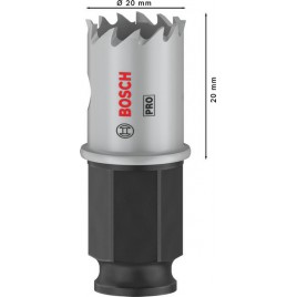 BOSCH Piła otwornica PRO Sheet Metal PC Plus, 20 mm 2608594440