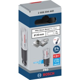 BOSCH Piła otwornica PRO Sheet Metal PC Plus, 20 mm 2608594440