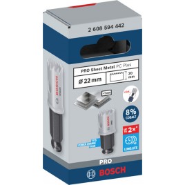 BOSCH Piła otwornica PRO Sheet Metal PC Plus, 22 mm 2608594442