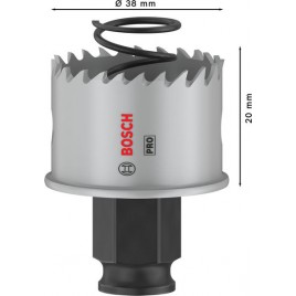 BOSCH Piła otwornica PRO Sheet Metal PC Plus, 38 mm 2608594450
