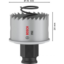 BOSCH Piła otwornica PRO Sheet Metal PC Plus, 41 mm 2608594452