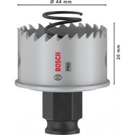 BOSCH Piła otwornica PRO Sheet Metal PC Plus, 44 mm 2608594453