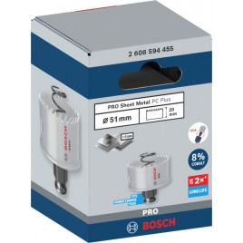 BOSCH Piła otwornica PRO Sheet Metal PC Plus, 51 mm 2608594455