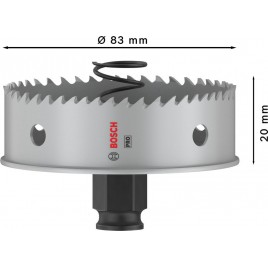 BOSCH Piła otwornica PRO Sheet Metal PC Plus, 83 mm 2608594467