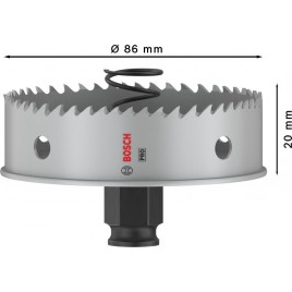 BOSCH Piła otwornica PRO Sheet Metal PC Plus, 86 mm 2608594468