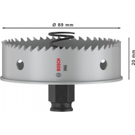 BOSCH Piła otwornica PRO Sheet Metal PC Plus, 89 mm 2608594469