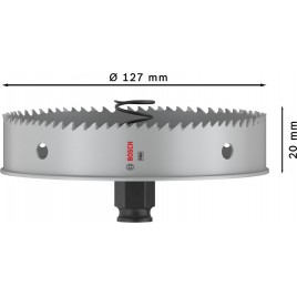 BOSCH Piła otwornica PRO Sheet Metal PC Plus, 127 mm 2608594471