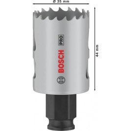 BOSCH Piła otwornica PRO Multi Material PC Plus, 35 mm, 24 szt 2608594481