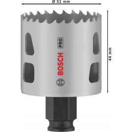BOSCH Piła otwornica PRO Multi Material PC Plus, 51 mm, 24 szt 2608594483