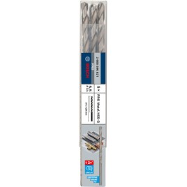 BOSCH Wiertło PRO Metal HSS-G, długie, 5.5 × 91 × 139 mm, 5 szt. 2608596821