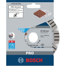 BOSCH Diamentowa tarcza tnąca Best for Abrasive 125 x 22,23 x 2,2 x 12 mm 2608602680