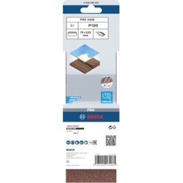 BOSCH Pas ścierny PRO X440, 75 × 533 mm, G100, 3 szt 2608606072