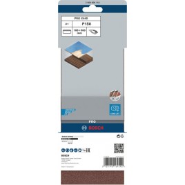 BOSCH Pas ścierny PRO X440, 100 × 560 mm, G150, 3 szt 2608606118