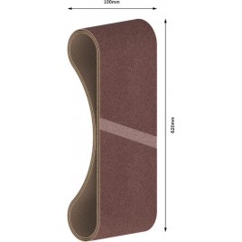BOSCH Pas ścierny PRO X440, 100 × 620 mm, G80, 3 szt 2608606143