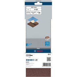 BOSCH Pas ścierny PRO X440, 100 × 620 mm, G100, 3 szt 2608606144
