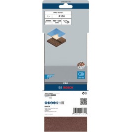 BOSCH Pas ścierny PRO X440, 100 × 620 mm, G150, 3 szt 2608606145
