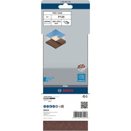 BOSCH Pas ścierny PRO X440, 100 × 552 mm, G120, 3 szt 2608606165