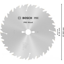BOSCH Tarcza pilarska do drewna PRO Wood Circular Saw Blade, 300 x 2,8 x 30 mm 2608640700