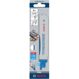 BOSCH Brzeszczot typu S937BEF Blade, 1,1 x 25 x 150 mm, 5 szt. 2608658991