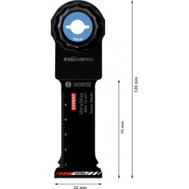 BOSCH Brzeszczot EXPERT MetalMax MAII 32 AIT Multitool 70 x 32 mm, 10 szt. 2608900023