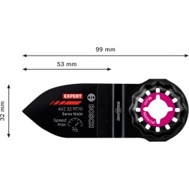BOSCH Stopa szlifierska AVZ 32 RT10 EXPERT Sanding Finger Fine 32 x 50 mm 2608900039