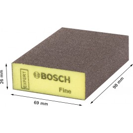 BOSCH Bloczek ścierny EXPERT S471 Standard, 26 x 69 x 97 mm, drobny 2608901178