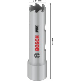 BOSCH Piła otwornica PRO Multi Material, 14 mm, gwintowana 2608901490