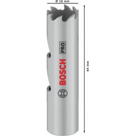 BOSCH Piła otwornica PRO Multi Material, 16 mm, gwintowana 2608901491