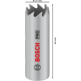 BOSCH Piła otwornica PRO Multi Material, 17 mm, gwintowana 2608901492