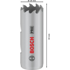 BOSCH Piła otwornica PRO Multi Material, 19 mm, gwintowana 2608901493