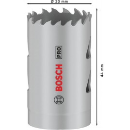 BOSCH Piła otwornica PRO Multi Material, 33 mm, gwintowana 2608901503