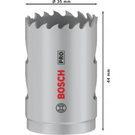 BOSCH Piła otwornica PRO Multi Material, 35 mm, gwintowana 2608901504