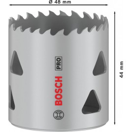 BOSCH Piła otwornica PRO Multi Material, 48 mm, gwintowana 2608901512