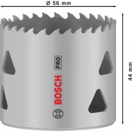 BOSCH Piła otwornica PRO Multi Material, 56 mm, gwintowana 2608901516