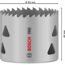 BOSCH Piła otwornica PRO Multi Material, 59 mm, gwintowana 2608901518