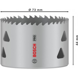 BOSCH Piła otwornica PRO Multi Material, 73 mm, gwintowana 2608901525
