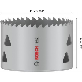 BOSCH Piła otwornica PRO Multi Material, 76 mm, gwintowana 2608901526