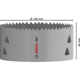 BOSCH Piła otwornica PRO Multi Material, 108 mm, gwintowana 2608901536