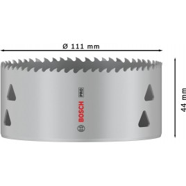 BOSCH Piła otwornica PRO Multi Material, 111 mm, gwintowana 2608901537