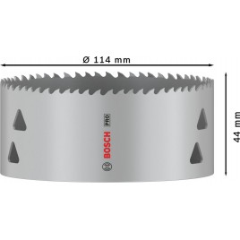 BOSCH Piła otwornica PRO Multi Material, 114 mm, gwintowana 2608901538