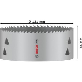 BOSCH Piła otwornica PRO Multi Material, 121 mm, gwintowana 2608901539