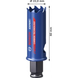 BOSCH Piła otwornica EXPERT Multi Material Power Change Plus, 22 x 60 mm 2608901880