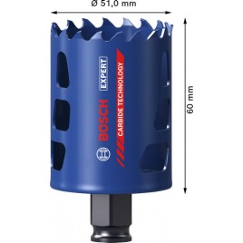 BOSCH Piła otwornica EXPERT Multi Material Power Change Plus, 51 x 60 mm 2608901887
