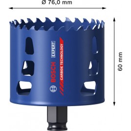 BOSCH Piła otwornica EXPERT Multi Material Power Change Plus, 76 x 60 mm 2608901897