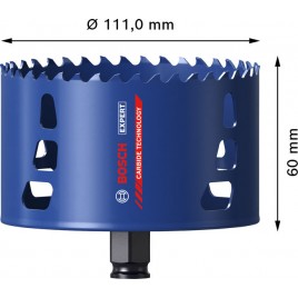 BOSCH Piła otwornica EXPERT Multi Material Power Change Plus, 111 x 60 mm 2608901902