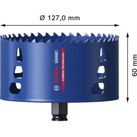 BOSCH Piła otwornica EXPERT Multi Material Power Change Plus, 127 x 60 mm 2608901904